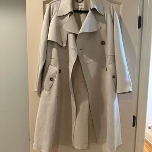 Banana Republic Cream Trench Coat